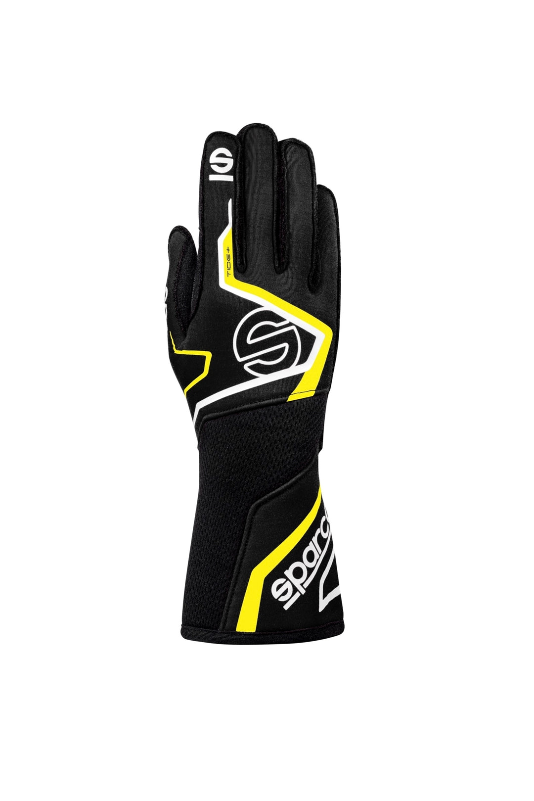 Sparco Tide+ FIA Racing Gloves - Black/Yellow