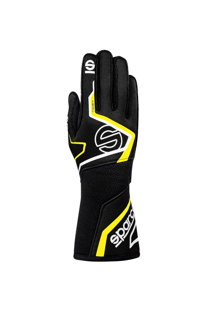 Sparco Tide+ FIA Racing Gloves - Black/Yellow