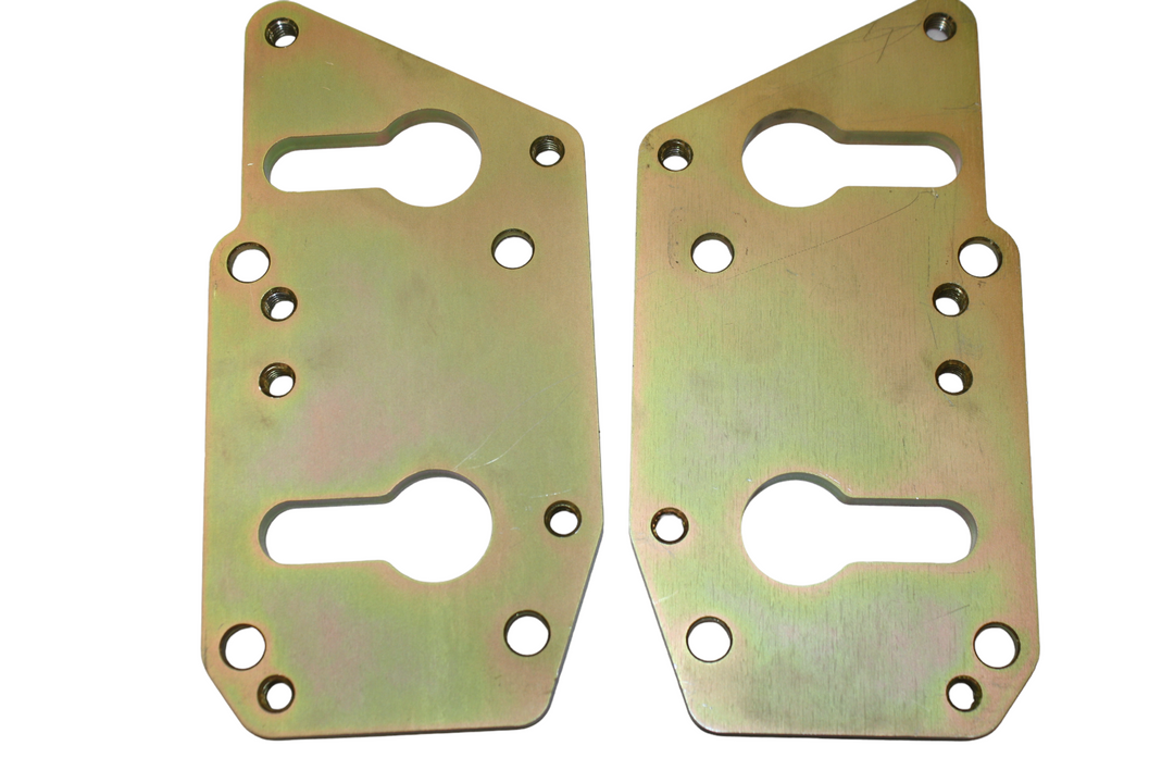 Vortec Gen III Engine Mount Adapter Plates to Early GM 3-Bolt Frame Mounts - 713088-P