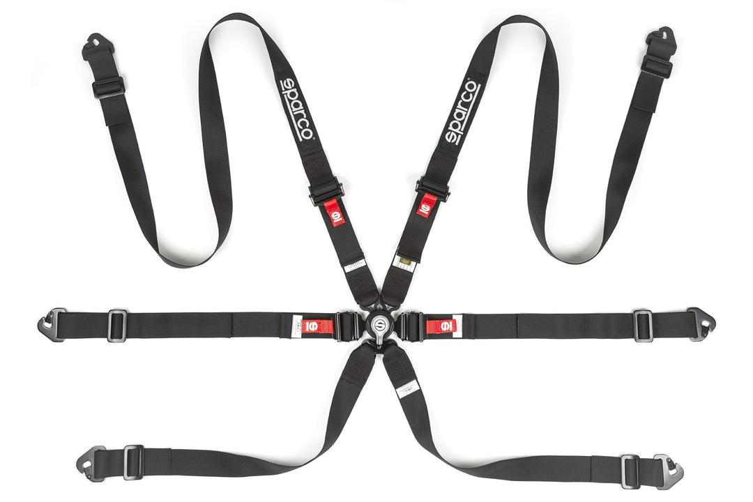 Sparco Comp H-2 6PT Aluminum Pull-Down 2" Harness