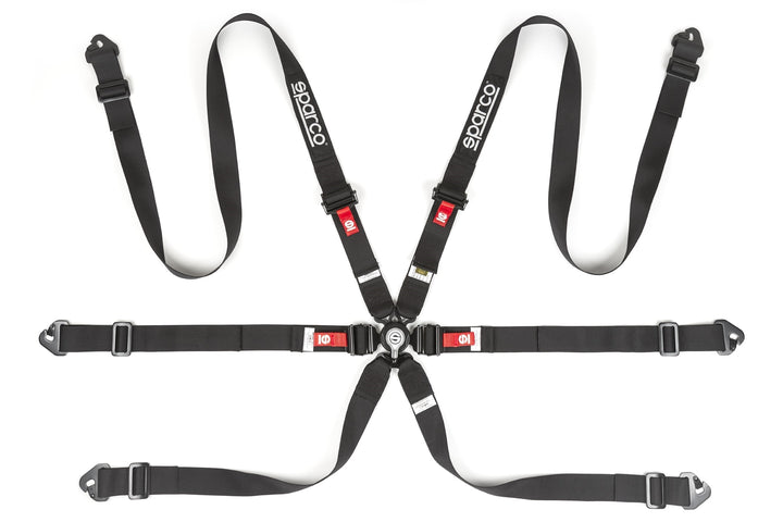 Sparco Comp H-2 6PT Aluminum Pull-Down 2" Harness