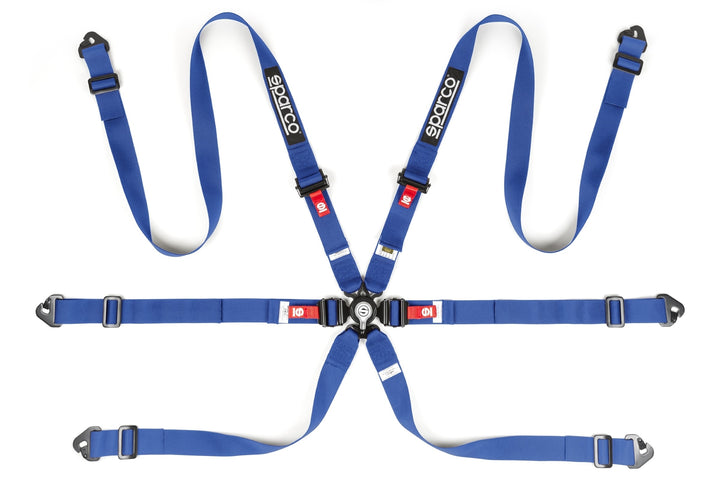 Sparco Comp H-2 6PT Aluminum Pull-Down 2" Harness