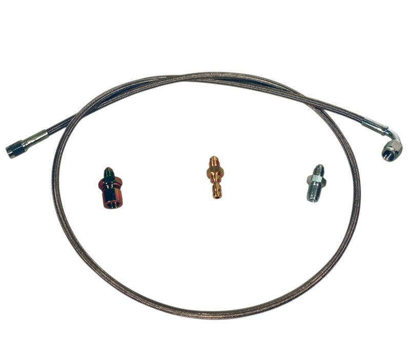 Jeep YJ Stainless Hydraulic Clutch Line, 42 in. (Internal Release Bearing) - 716130IR