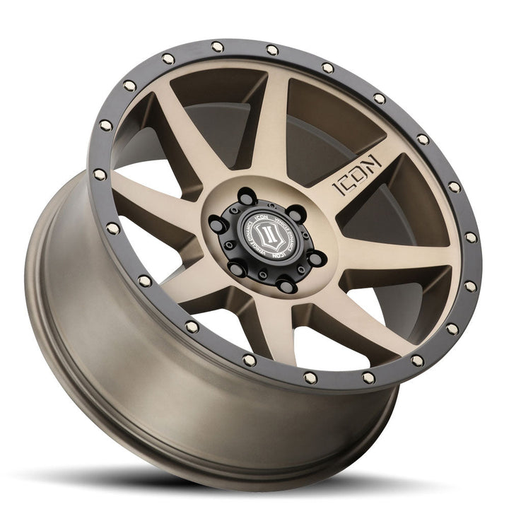 ICON Alloys Rebound Bronze 20x9 6x5.5 0mm Offset 5" BS (1820908350BR)