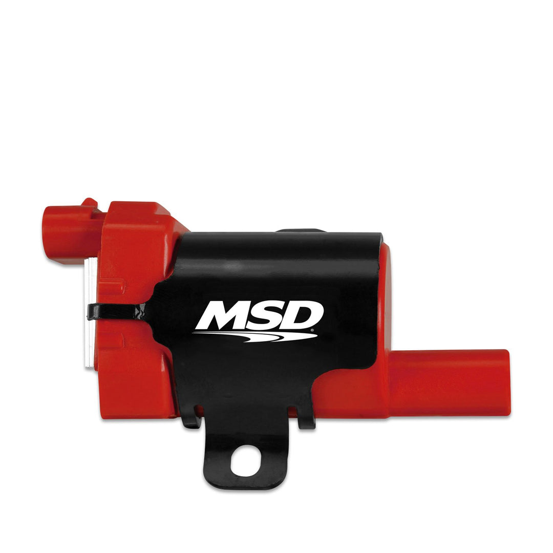 MSD Ignition Coil - GM LS Blaster Series - L-Series Truck Engine - Red | SKU 8263