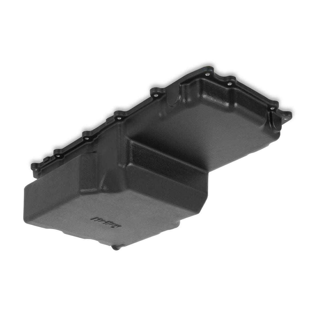 Holley Cast Aluminum Rear Sump Oil Pan - Ford Coyote Swap - Black | SKU 302-80BK