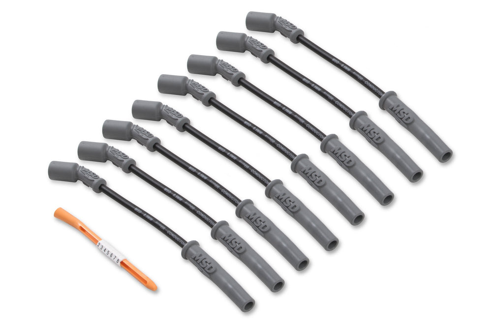 MSD Super Conductor Spark Plug Wire Set - 99-13 GM Truck & SUV - Black | SKU 32823