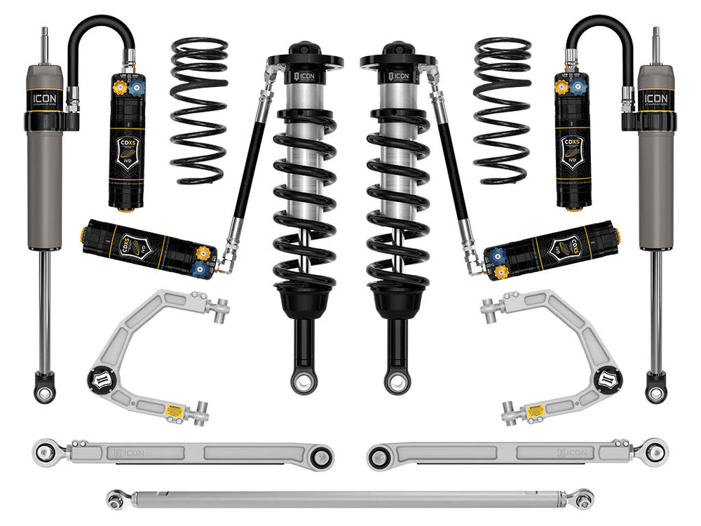 ICON 2025-2026 Toyota 4Runner 2WD 1.25-3" Lift Stage 9 Suspension System Billet (K53429)