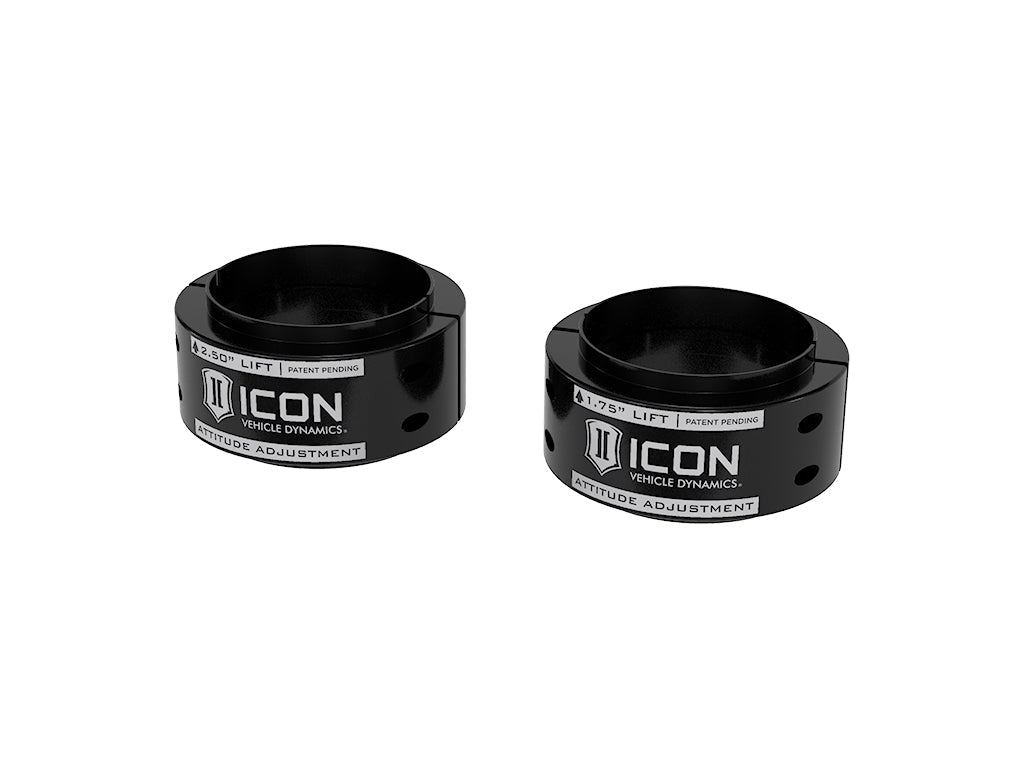ICON Alloys 2021-2026 Ford F-150 Raptor .5-2.5" Lift Front Attitude Adjustment Collar Leveling Kit
