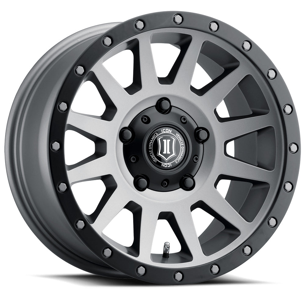 ICON Alloys Compression Titanium 17x8.5 5x150 25mm Offset 5.75" BS (2017855557TT)