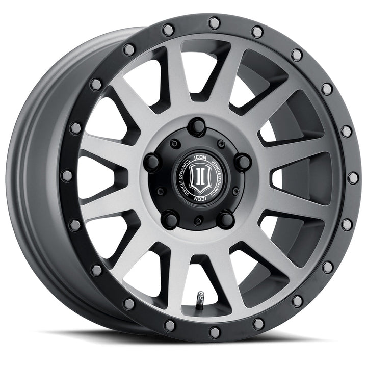 ICON Alloys Compression Titanium 17x8.5 5x150 25mm Offset 5.75" BS (2017855557TT)