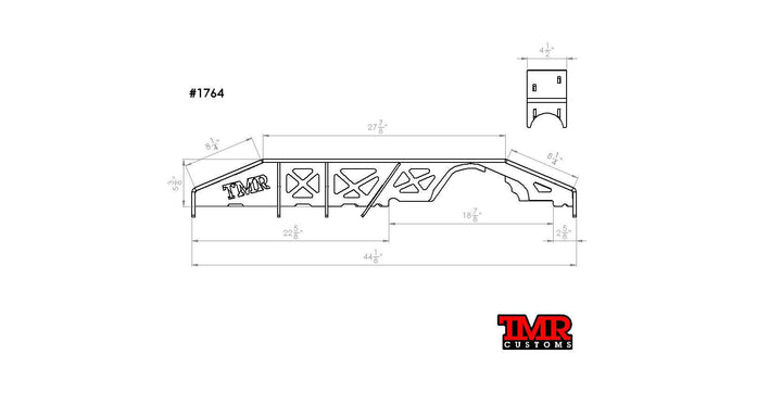 TMR Customs 05+ Dana 60 FULL WIDTH Truss Kit - FITS '05-'CURRENT FORD SUPER DUTY High Pinion