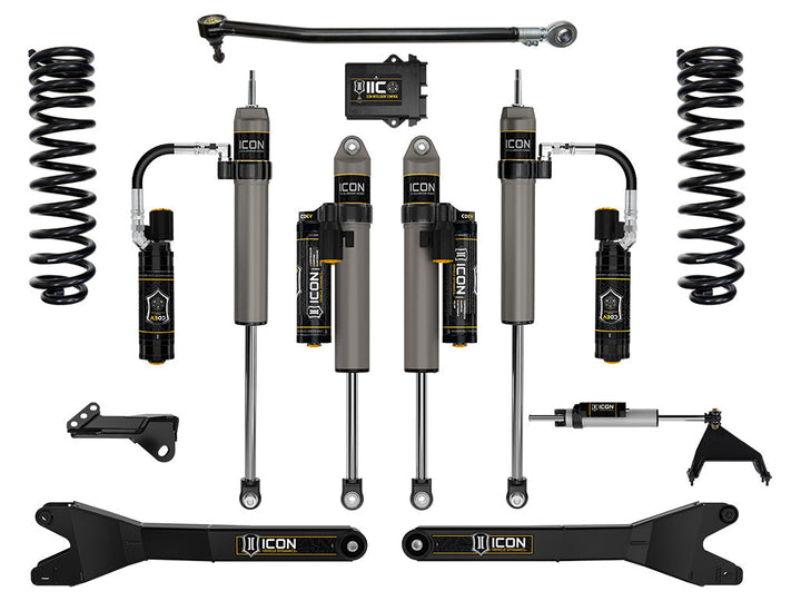 ICON 2023-2026 Ford F-250/350 Super Duty 4WD Gas 2.5" Lift Stage 6 Suspension w/Radius Arms