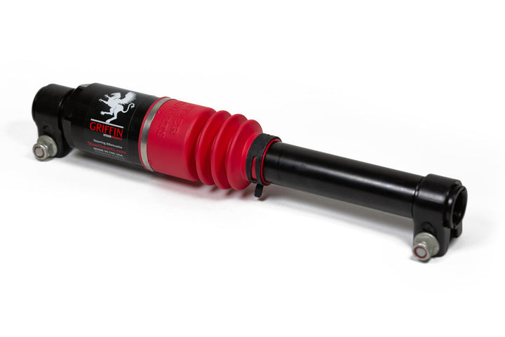 Jeep Steering Attenuator Upgrade for XD Drag Links Griffin XD For 07-24 Wrangler JK/JL, Gladiator Red Bellow Steer Smarts | SKU 07098002-GQSK