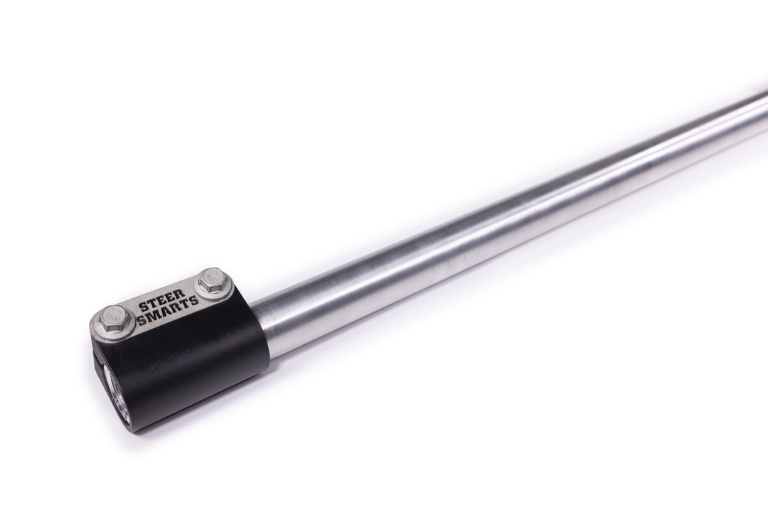 07-24 Jeep Wrangler/Gladiator Yeti XD JK/JL/JT Pro-Series Aluminum Tie Rod Adjuster Sleeve for Dynatrac ProRock XD60 72.5 Inch Wide Axle - Silver Steer Smarts | SKU 07123001-GQSK