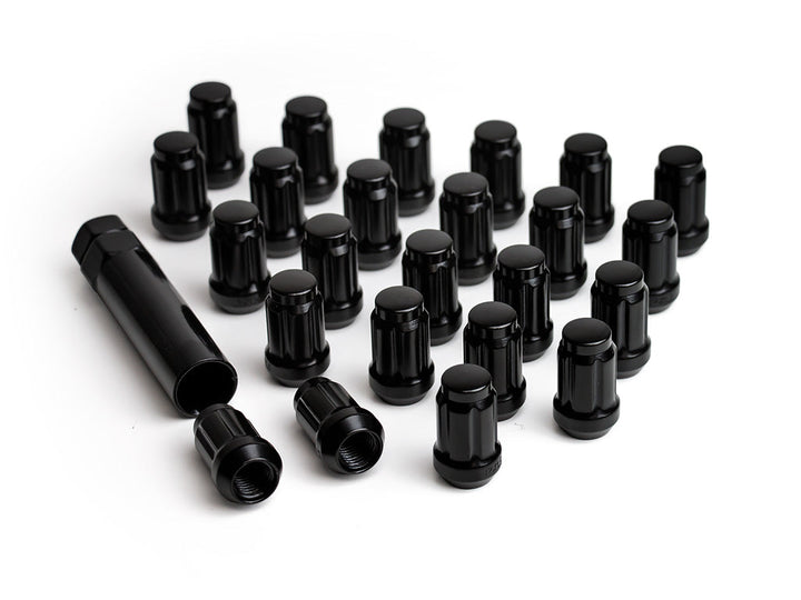 ICON Alloys Lug Nut Kit M12x1.5 Black 24 Count with Lug Key (89121524B)