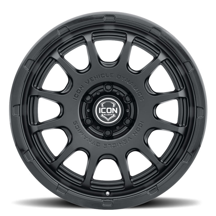 ICON Alloys Rancho Double Black 20x9 5x150 16mm Offset 5.625" BS (8420905556DB)