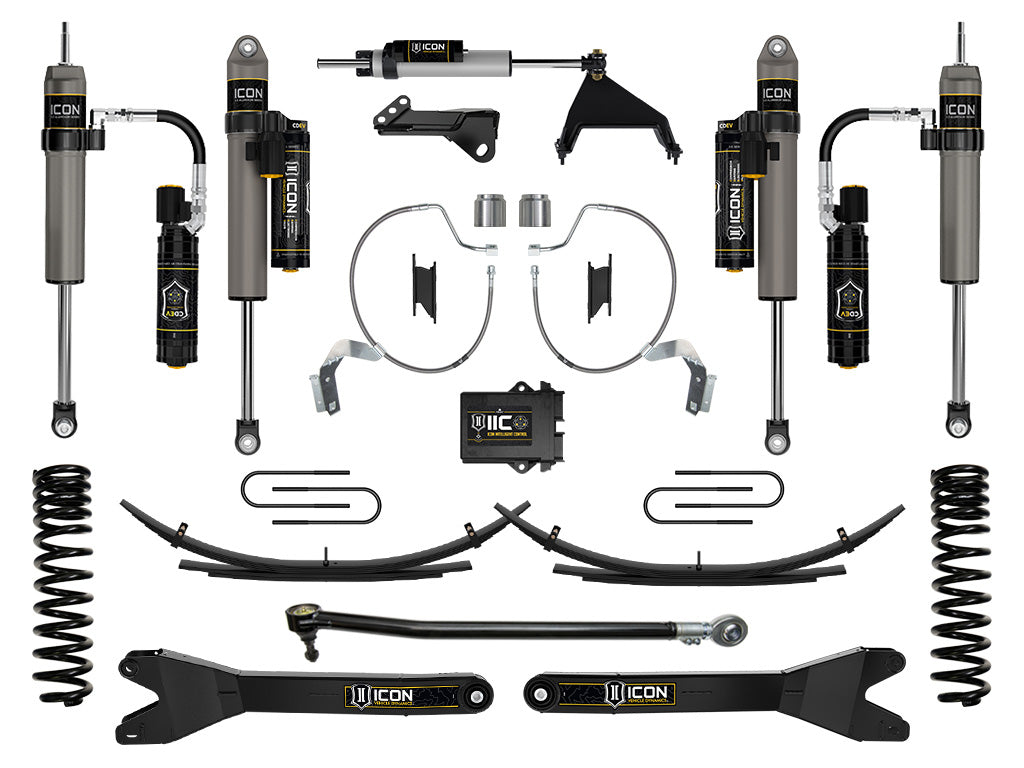 ICON 2023-2026 Ford F-250/350 Super Duty 4WD Gas 4.5" Lift Stage 8 Suspension w/Radius Arms & Expansion Packs