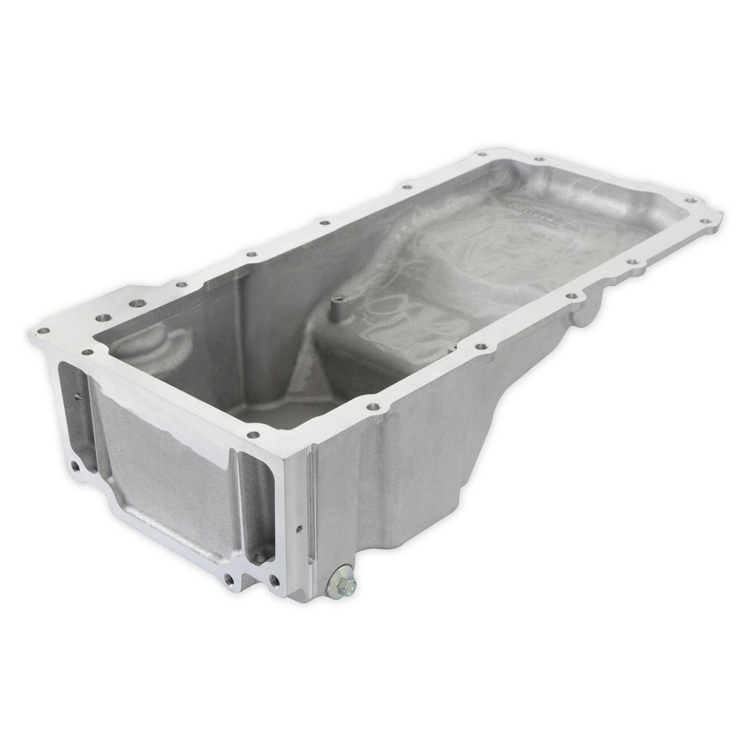 Holley GM LS Swap Oil Pan - Most Front Clearance - No Drain-Back Holes | SKU 302-5