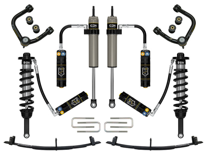 ICON 2005-2015 Toyota Tacoma 0-3.5" Lift/2016-2023 Tacoma 0-2.75" Lift Stage 6 Suspension Tubular CDCV