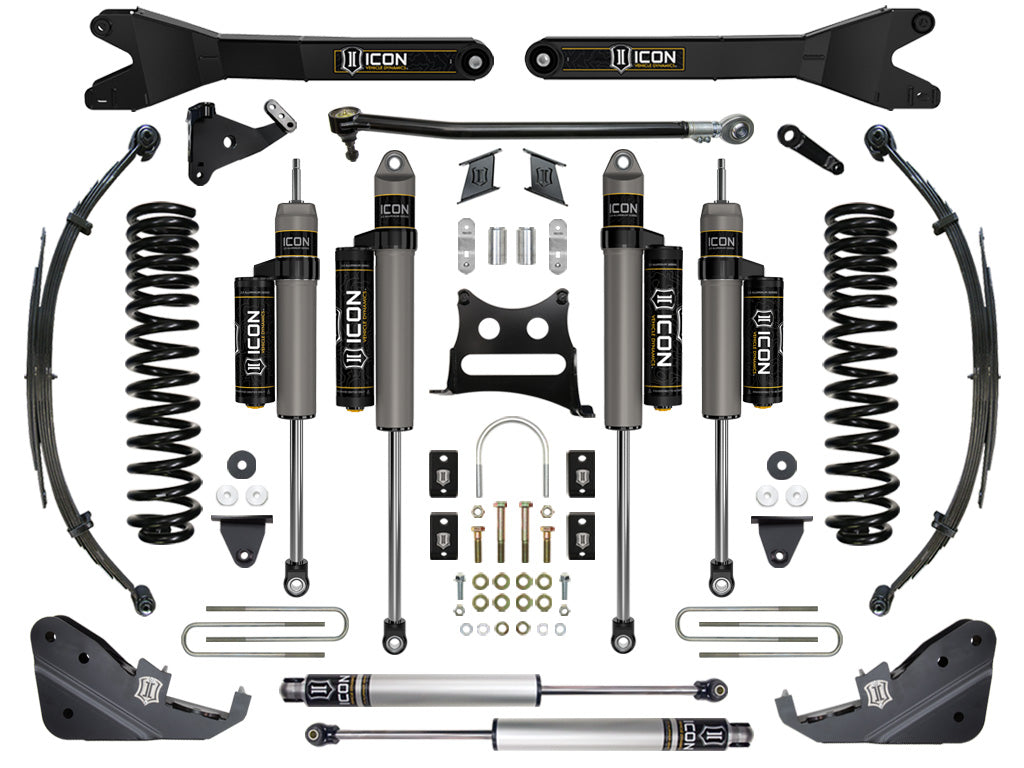 ICON 2017-2022 Ford F250/F350 7" Lift Stage 4 Suspension System w/Radius Arm (K67114R)