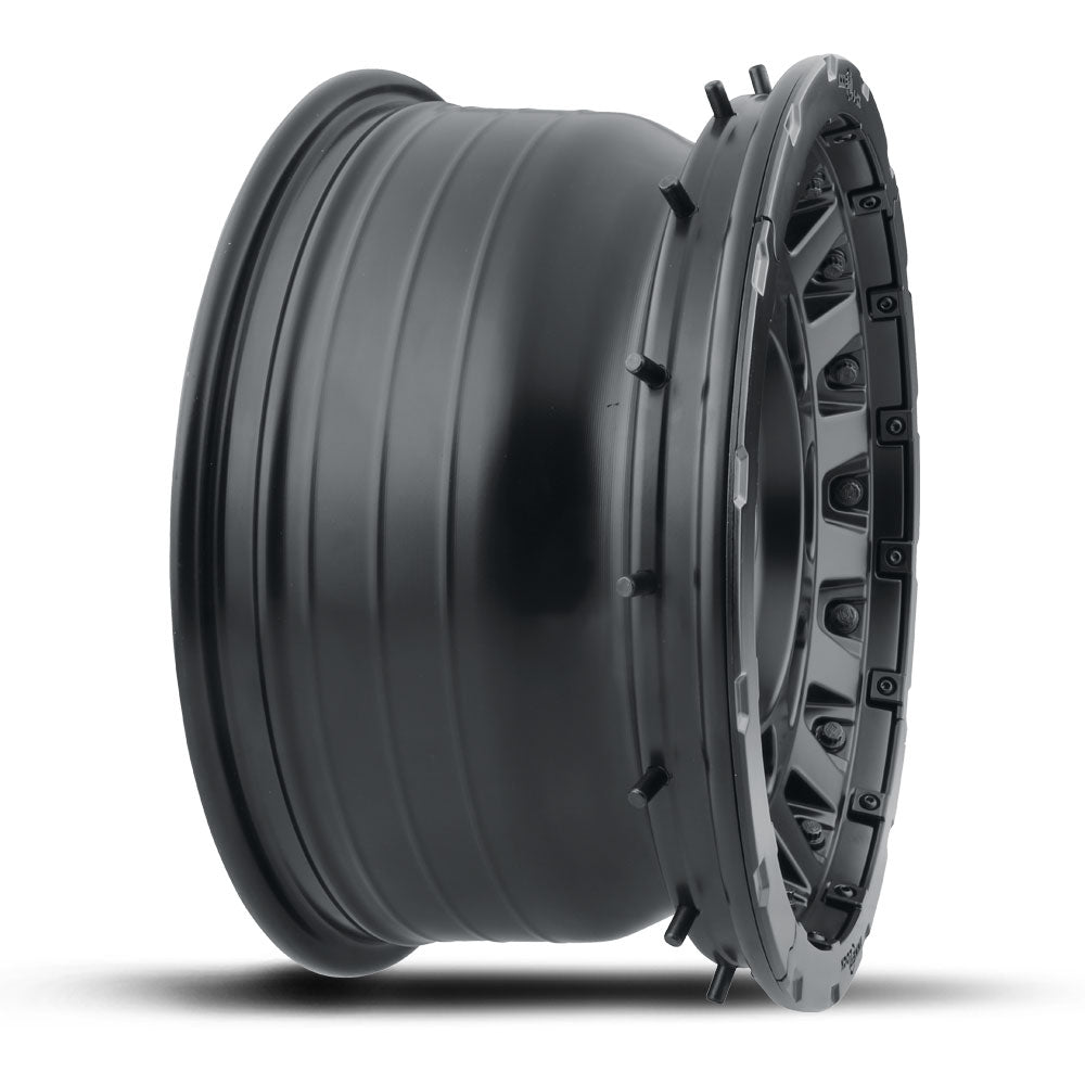 ICON Alloys Hammer Pro Satin Black 17x8.5 5x150 25mm Offset 5.75" BS (21017855557SB)
