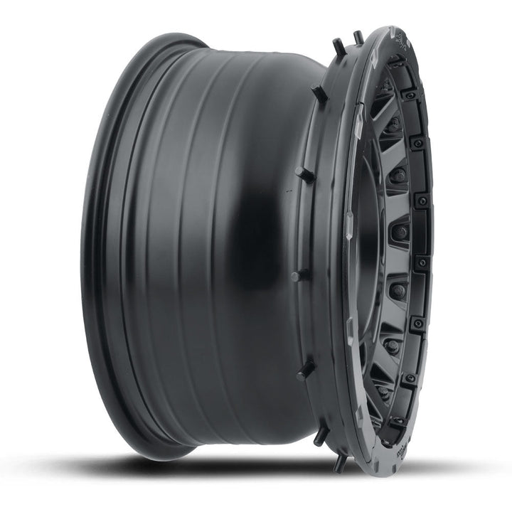 ICON Alloys Hammer Pro Satin Black 17x8.5 6x5.5 0mm Offset 4.75" BS (21017858347SB)
