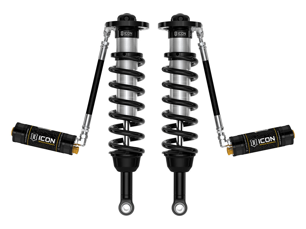 ICON 2025-2026 Toyota 4Runner 2WD 1.25-3" Lift Front 2.5 Coilover Kit Remote Res w/CDCV