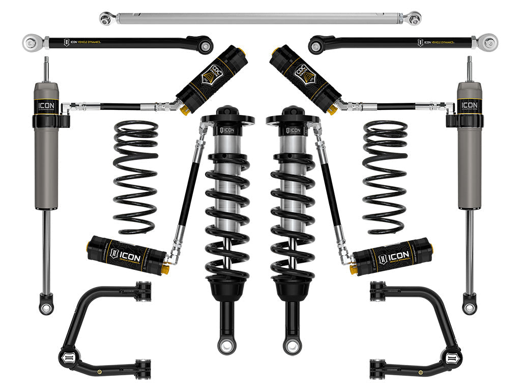 ICON 2025-2026 Toyota 4Runner 2WD 1.25-3" Lift Stage 8 Suspension System Tubular (K53428T)