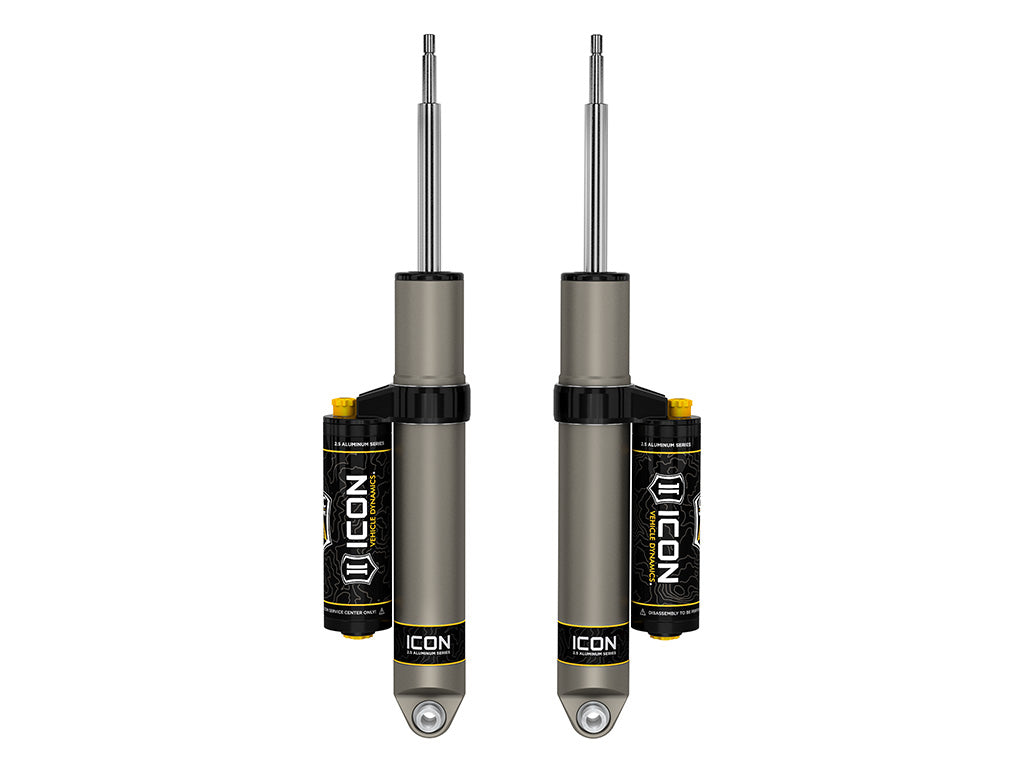 ICON 2014-2026 Ram 2500 2" Lift Rear VS 2.5 Aluminum Shocks Piggyback w/CDCV Pair