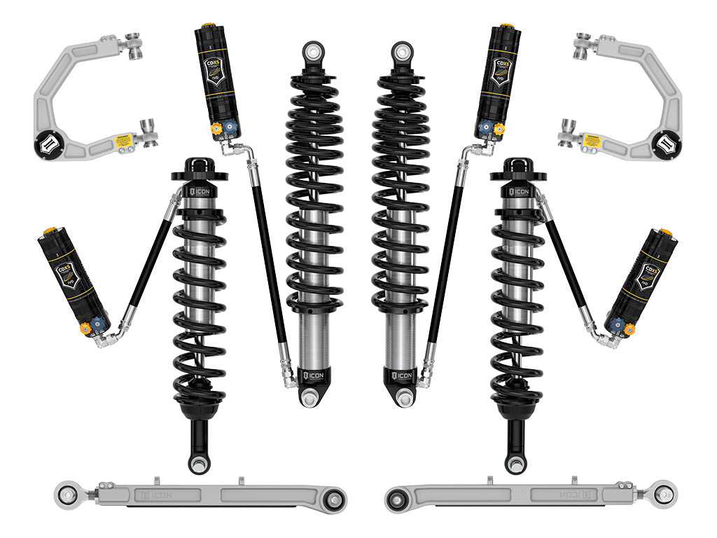 ICON 2021-2026 Ford Bronco Sasquatch 2-3" Lift Stage 6 Suspension System CDXS Billet