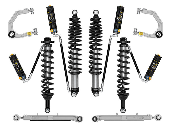 ICON 2021-2026 Ford Bronco Sasquatch 2-3" Lift Stage 6 Suspension System CDXS Billet