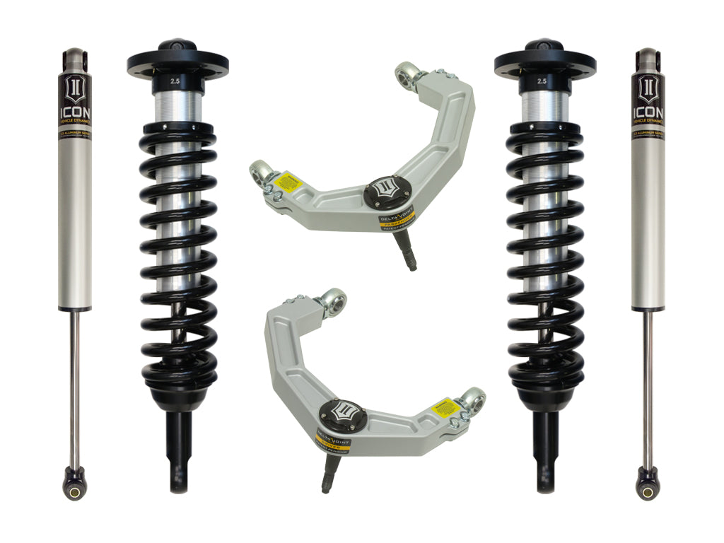 ICON 2009-2013 Ford F-150 2WD 0-2.63" Lift Stage 2 Suspension System Billet (K93011)