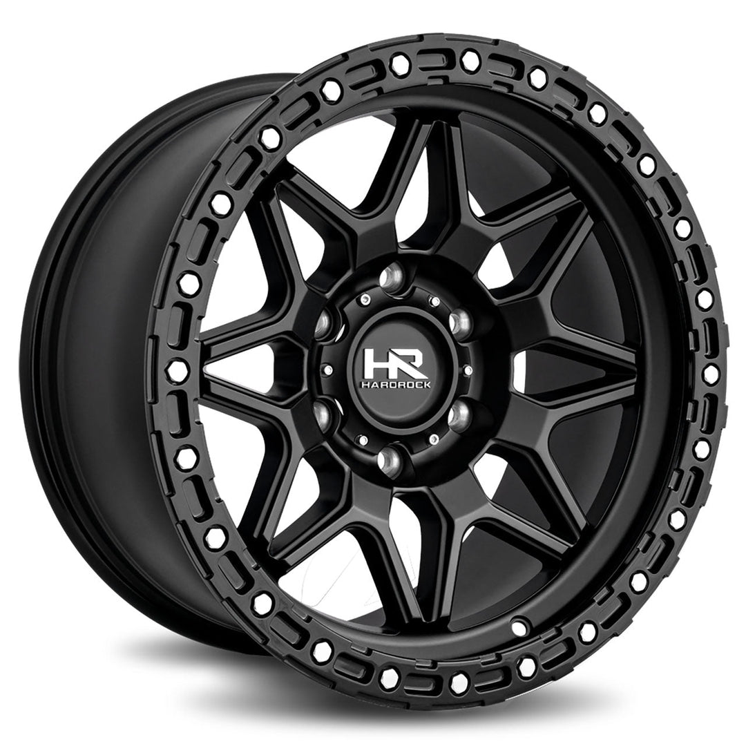Hardrock Offroad H105 | 17x9 | 6 On 135 | Offset 1 | Matte Black | SKU H105-179036001BB