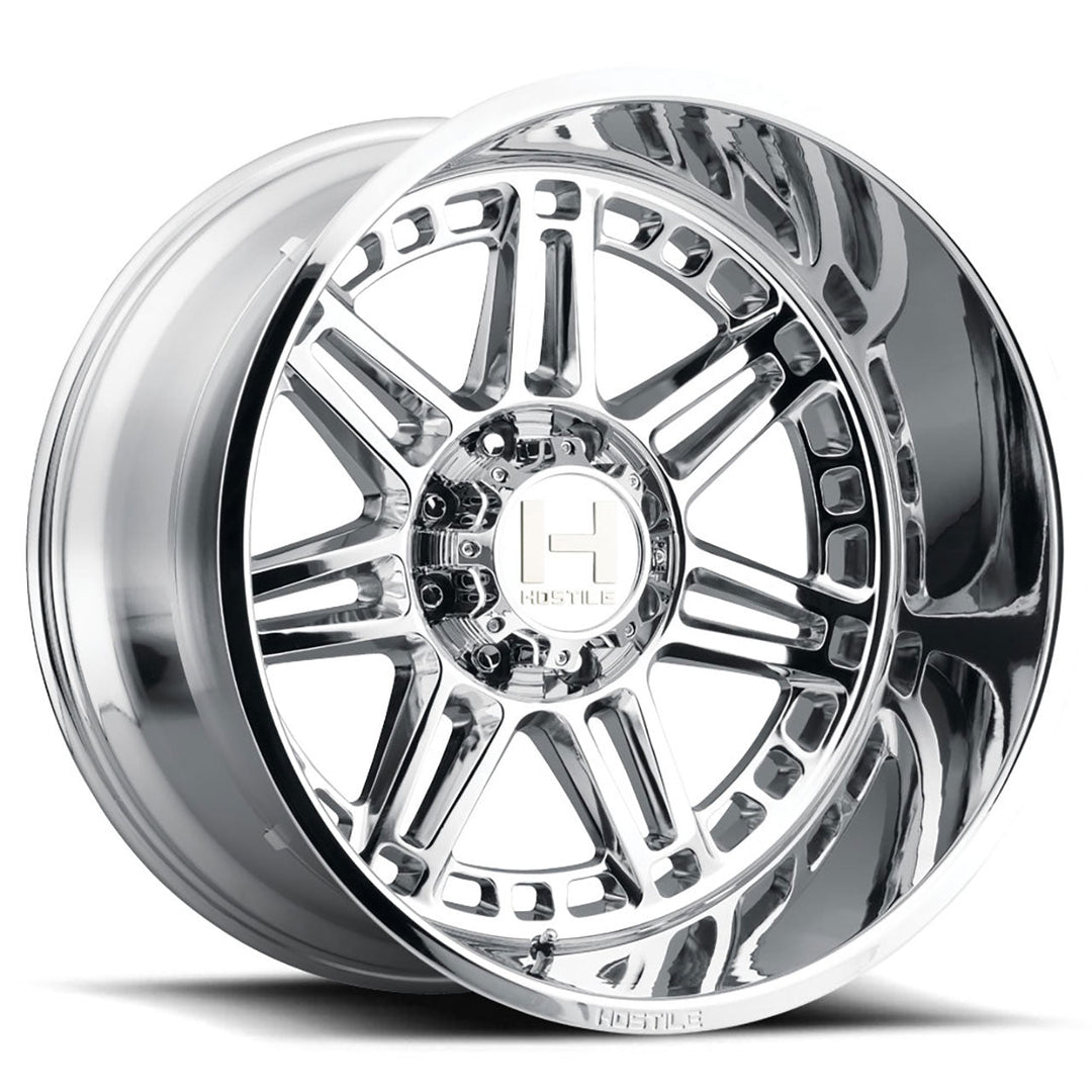 Hostile H124 Lunatic | 20x9 | 8 On 170 | Offset 0 | Chrome | SKU H124-2090817050C