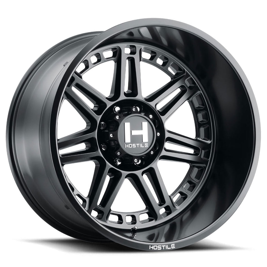 Hostile H124 Lunatic | 20x9 | 6 On 139.7 | Offset 0 | Satin Black | SKU H124-2090655050BB