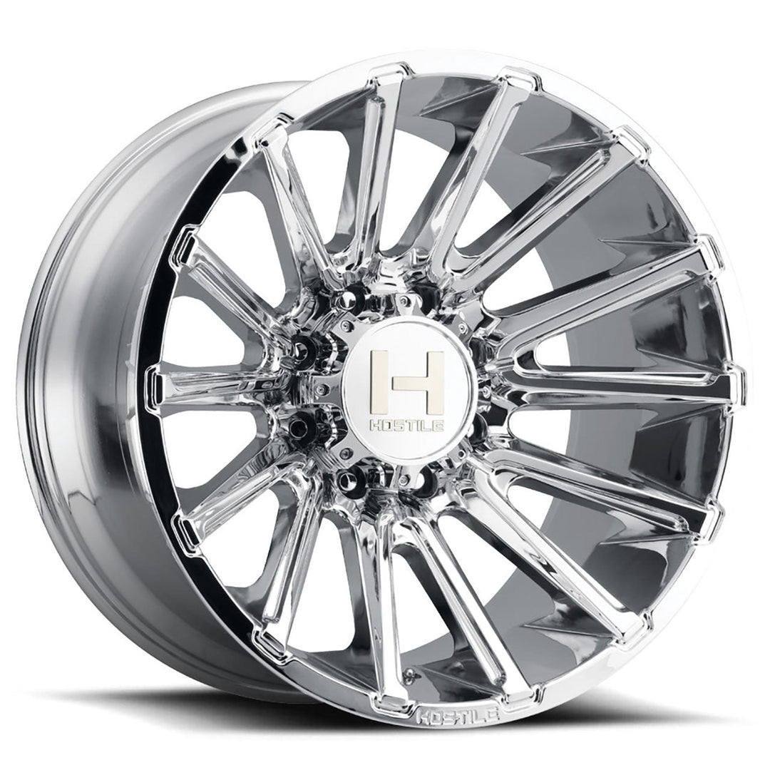 Hostile H123 Typhoon | 20x10 | 5 On 139.7 | Offset -19 | Chrome | SKU H123-2010513947C
