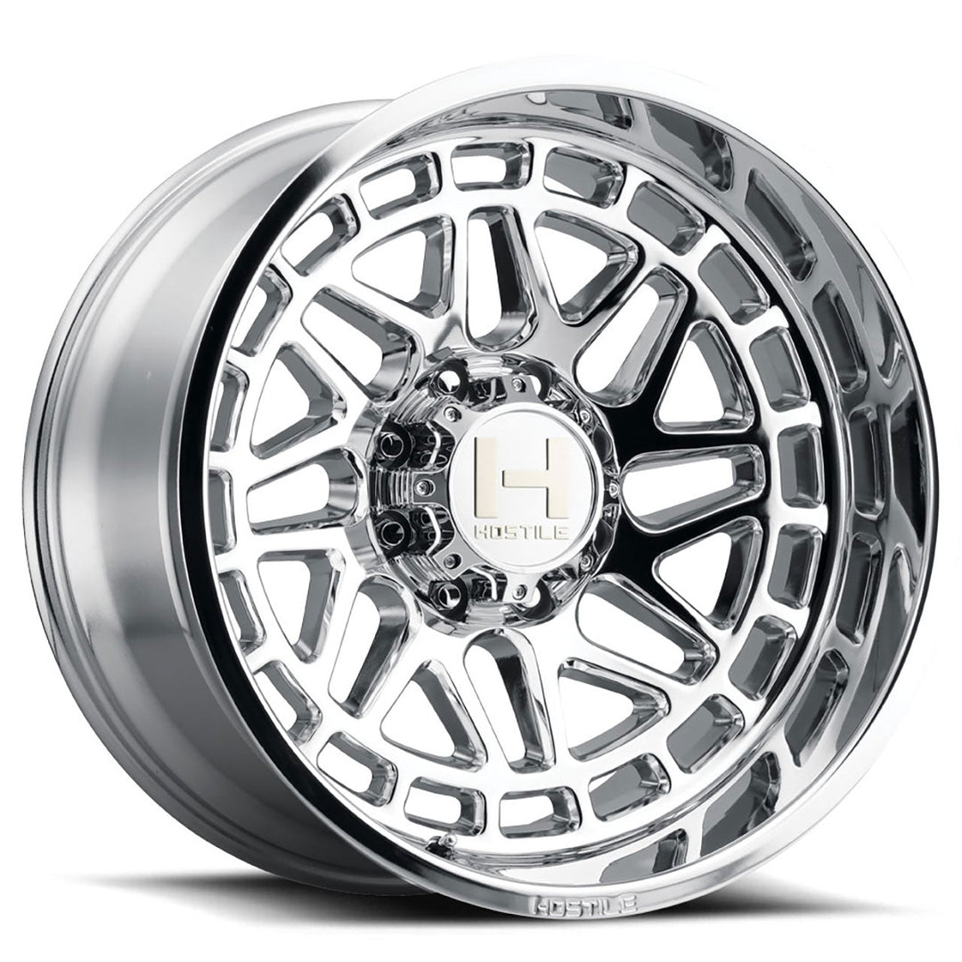 Hostile H122 Reaper | 20x12 | 8 On 170 | Offset -44 | Chrome | SKU H122-2012817047C
