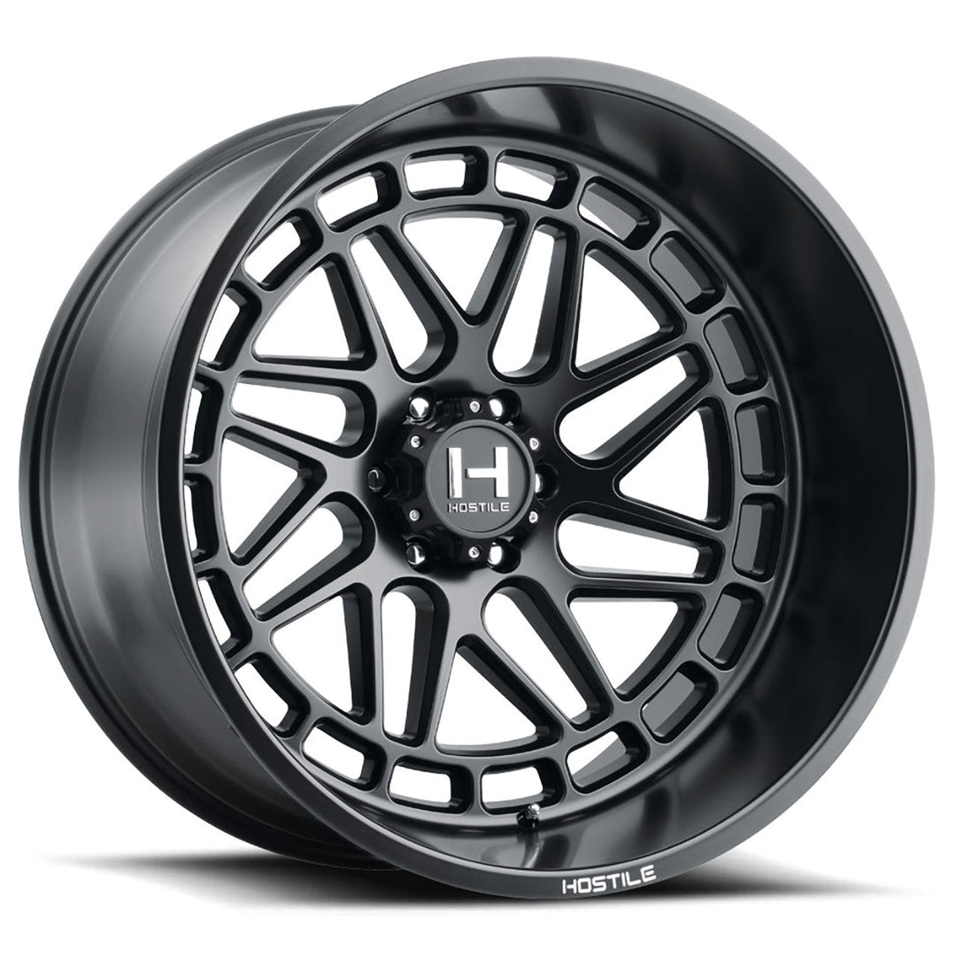 Hostile H122 Reaper | 22x10 | 6 On 135 | Offset -25 | Satin Black | SKU H122-2210613545BB