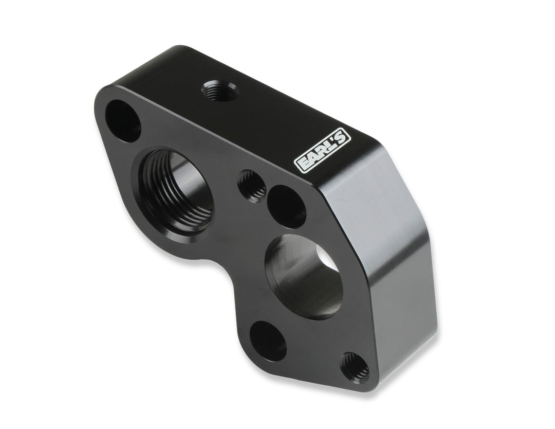 Earl's Electric Water Pump Block Adapters - Pair - Fits GM LS Engines | SKU LS0025ERL