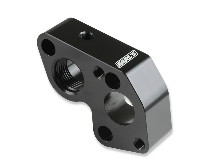 Earl's Electric Water Pump Block Adapters - Pair - Fits GM LS Engines | SKU LS0025ERL
