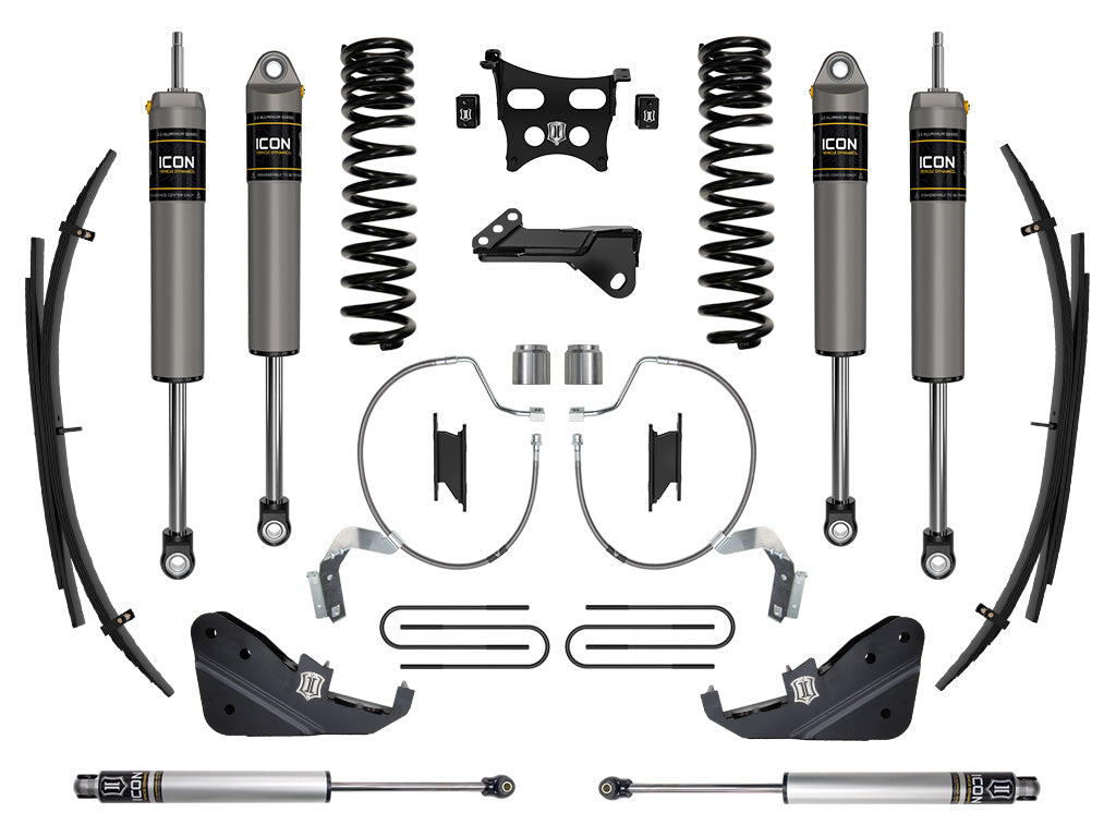 ICON 2023-2026 Ford F-250/350 Super Duty 4WD Gas 4.5" Lift Stage 3 Suspension w/Expansion Packs