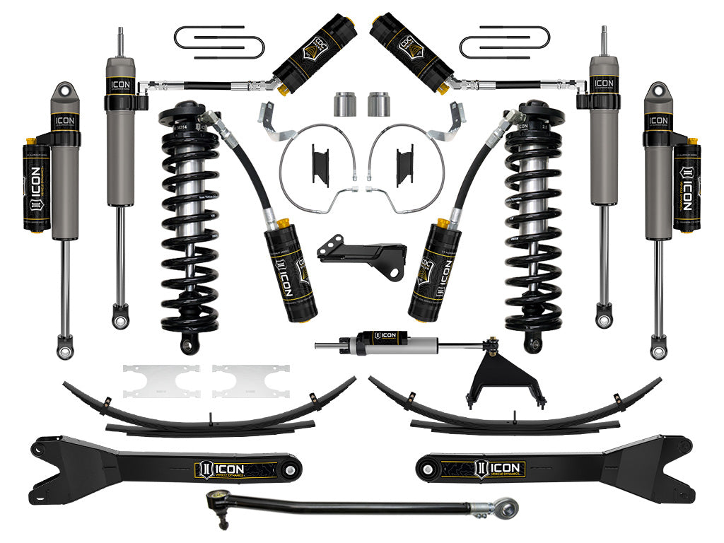 ICON 2023-2026 Ford F-250/350 Super Duty 4WD 4-5.5" Lift Stage 7 Coilover Conversion w/Radius Arms & Expansion Packs