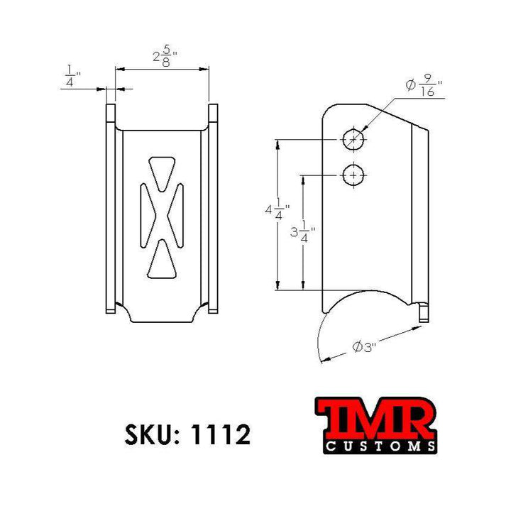 TMR Customs Axle Mount Upper Link Tower