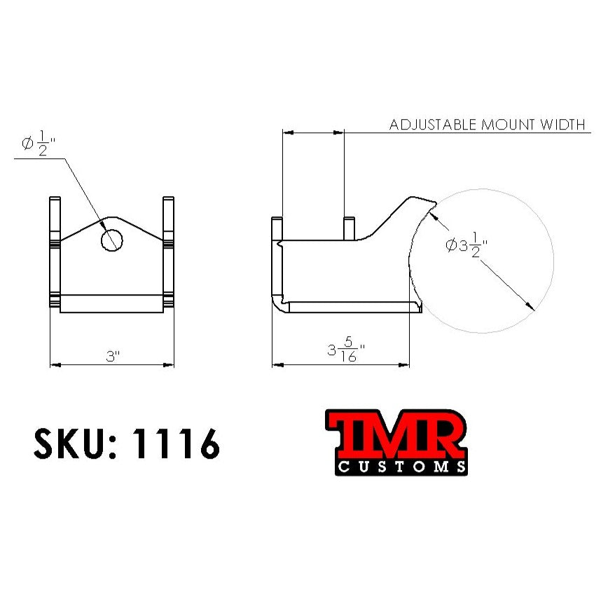TMR Customs Axle Mount Shock Brackets