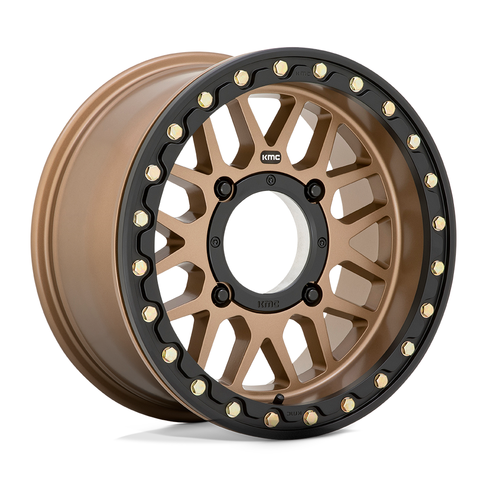 KMC KS235 Grenade UTV Beadlock Wheel - Satin Bronze