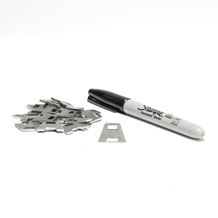 TMR Customs Weld On Zip Tie Tab/Cable Tie Tab - 25 PACK 1165