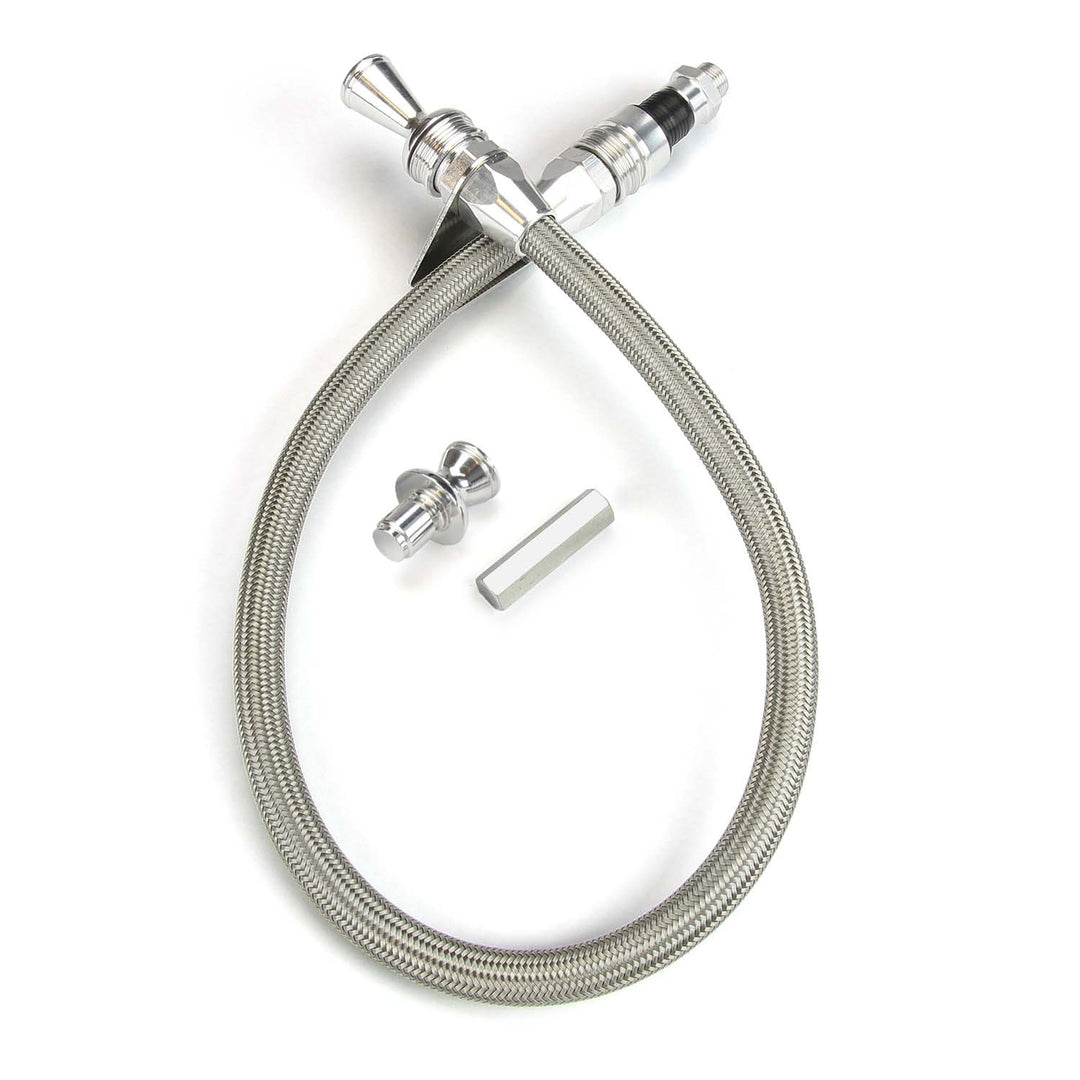 Lokar 36" Anchor-Tight Locking Firewall Mount Transmission Dipstick for TH-350/400
