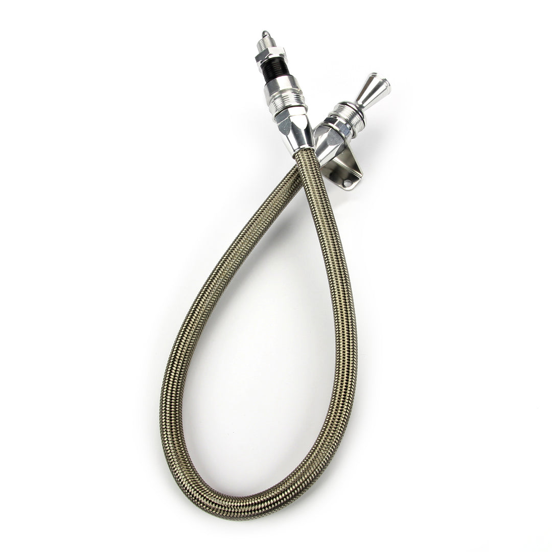 Lokar 36" Anchor-Tight Locking Firewall Mount Transmission Dipstick for 700-R4