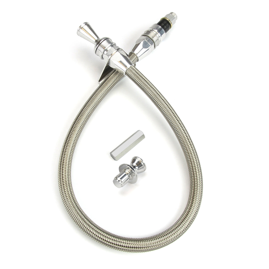 Lokar 36" Anchor-Tight Locking Firewall Mount Transmission Dipstick for TH-200